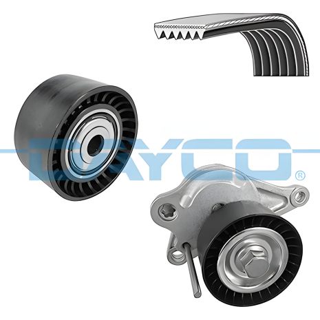 Модуль натяжителя ремня: ролик и ремень для RENAULT, NISSAN, DAYCO (KPV1143)