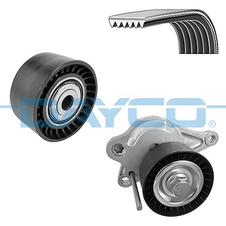Модуль натяжителя ремня: ролик и ремень для RENAULT, NISSAN, DAYCO (KPV1143)