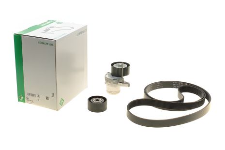 Модуль роликового натягувача ременя (ролик, ремінь) 529035210 для VAUXHALL, OPEL, INA (529035210)