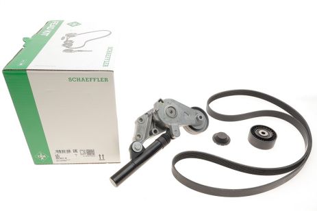 Роликовый модуль натяжителя ремня (ролик, ремень) SKODA, SEAT, INA (529047110)