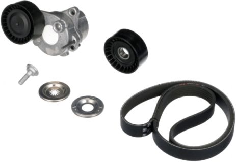 Роликовий модуль натягувача ременя (ролик, ремінь) MERCEDES-BENZ VITO TOURER, GATES (K016PK2030)