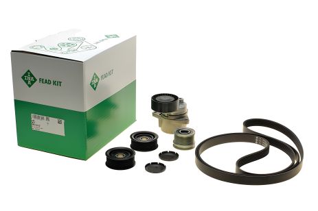 Натяжитель ремня (ролик и ремень) MERCEDES BENZ, INA (529011522)