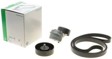 Роликовый модуль натяжителя ремня (ролик, ремень) KIA, HYUNDAI, INA (529049710)