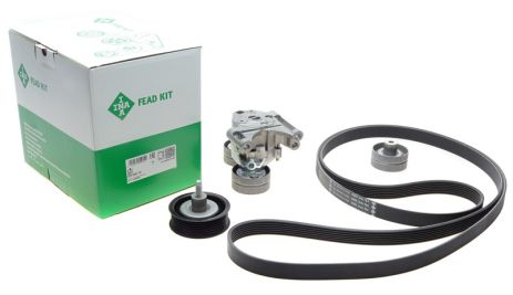 Роликовий модуль натягувача ременя (ролик, ремінь) FORD TRANSIT, INA (529044210)