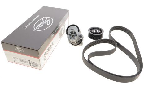 Роликовый модуль натяжителя ремня, к-кт DACIA, RENAULT, GATES (K017PK1570)