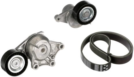 Роликовий модуль натягувача ременя (ролик, ремінь) PEUGEOT 5008 I, GATES (K026PK1020EST)