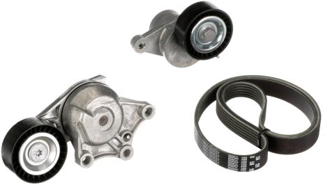 Роликовий модуль натягувача ременя (ролик, ремінь) PEUGEOT 5008 I, GATES (K026PK1020EST)