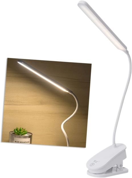 Светильник-прищепка LED VALESO аккумуляторный, полный спектр, на гибкой ножке, белый 1930 Светильник-прищепка LED VALESO аккумуляторный, полный спектр, на гибкой ножке, белый 1930