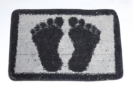 Коврик для ванной/туалета "Ноги" 40*60 см Vonaldi 1725/ черные ноги Коврик для ванной/туалета "Ноги" 40*60 см Vonaldi 1725/ черные ноги