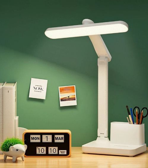 Светильник настольный LED VALESO аккумуляторный, складной, ночник, полный спектр, белый 1976 Светильник настольный LED VALESO аккумуляторный, складной, ночник, полный спектр, белый 1976