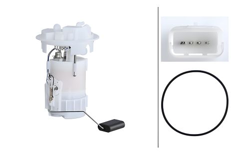 Топливный насос для CITROËN C-ELYSEE, PEUGEOT 208, HELLA (8TF358305331)