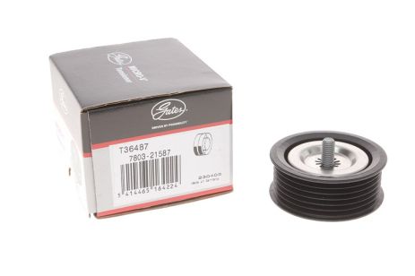 Ролик ременя генератора паразитний Vito 06-, GATES (T36487) струмковий.