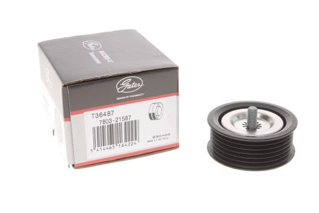 Ролик ременя генератора паразитний Vito 06-, GATES (T36487) струмковий.