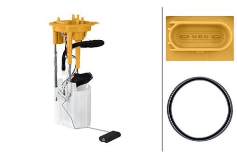 Насос топливный VW CADDY, HELLA (8TF358305431)