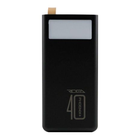 Power Bank Ridea RP-D40L+ Phoenix40+ PD/QC 3.0 20 W digital display + lamp 40000 mAh