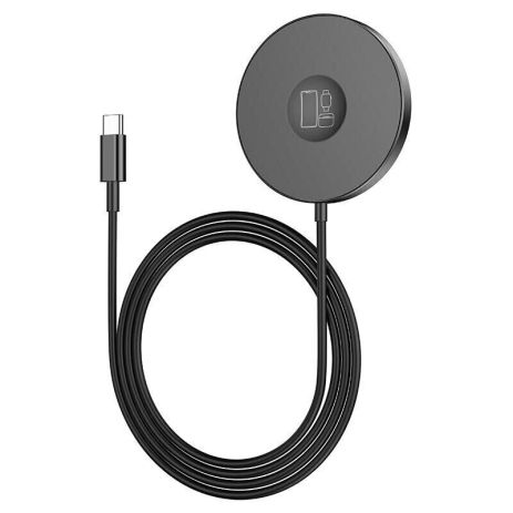 Бездротовий ЗП HOCO CW41 Delight 3-in-1 magnetic wireless fast charger, Magsafe, 15W, Black Бездротовий ЗП HOCO CW41 Delight 3-in-1 magnetic wireless fast charger, Magsafe, 15W, Black
