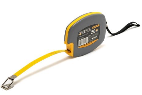 Рулетка 20 м×13 мм с стальным полотном и ударопрочным корпусом MASTERTOOL 68-2013