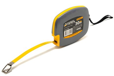 Рулетка 30 м×13 мм сталеве полотно, удароміцний корпус MASTERTOOL 68-3013 Рулетка 30 м×13 мм сталеве полотно, удароміцний корпус MASTERTOOL 68-3013
