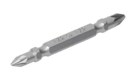 Двостороння насадка викруткова PZ2/PZ2 65 мм 1/4" S2, набір 10 шт, MASTERTOOL 10-92-651