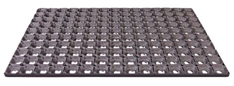 Килимок придверний "Соті" гумовий 600х400х15 мм без борту MASTERTOOL 92-0686 Килимок придверний "Соті" гумовий 600х400х15 мм без борту MASTERTOOL 92-0686