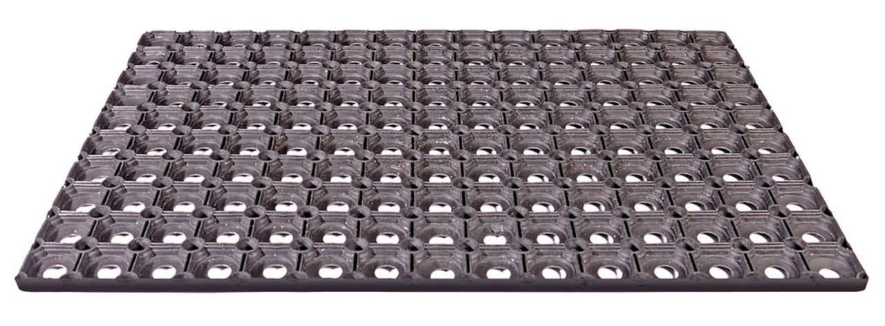 Коврик придверный "Соты" резиновый 600х400х15 мм без борта MASTERTOOL 92-0686 Коврик придверный "Соты" резиновый 600х400х15 мм без борта MASTERTOOL 92-0686