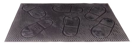 Придверный коврик "Следы" резиновый 580х365х5 мм MASTERTOOL 92-0731 Придверный коврик "Следы" резиновый 580х365х5 мм MASTERTOOL 92-0731