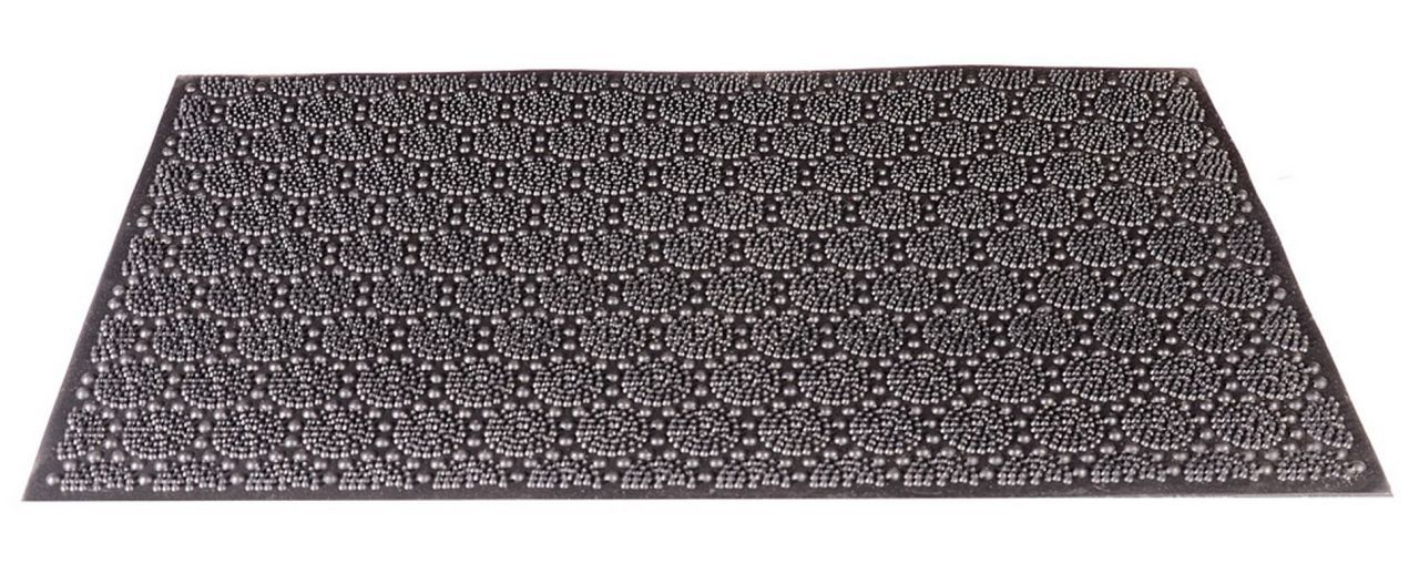 Коврик придверный "Цветок" резиновый 580х365х5 мм MASTERTOOL 92-0719 Коврик придверный "Цветок" резиновый 580х365х5 мм MASTERTOOL 92-0719