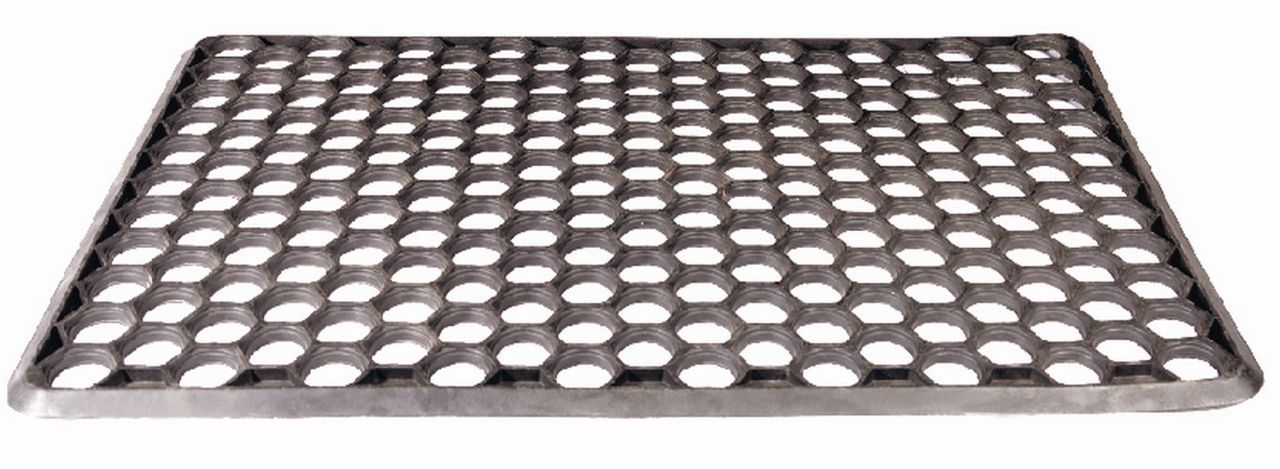 Коврик придверный "Соты" резиновый 600х400х21 мм MASTERTOOL 92-0726 Коврик придверный "Соты" резиновый 600х400х21 мм MASTERTOOL 92-0726