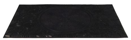 Придверный коврик "Подсолнух" резиновый 567х358х6 мм MASTERTOOL 92-0720
