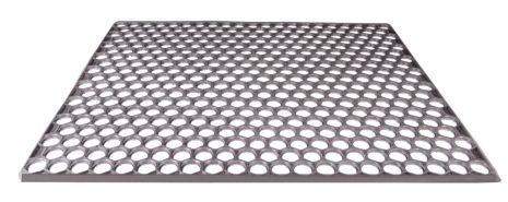 Коврик придверный "Соты" резиновый 600х400х12 мм MASTERTOOL 92-0709