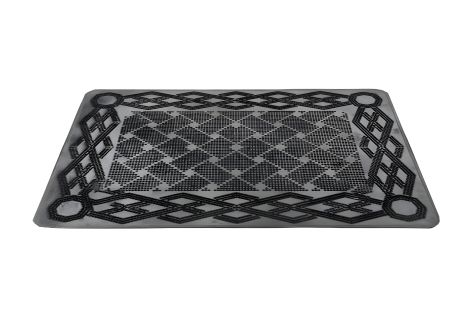 Коврик придверный "Плетение" резиновый 572х420х5 мм MASTERTOOL 92-0154 Коврик придверный "Плетение" резиновый 572х420х5 мм MASTERTOOL 92-0154