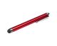 Красный ёмкостный стилус с отверстием для крепления
