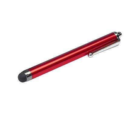 Красный ёмкостный стилус с отверстием для крепления