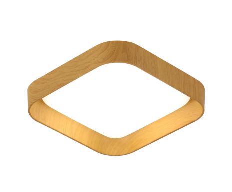 Світильник стельовий світлодіодний VALESO 2932/1, LED 32W, квадрат, Дерево (Декоративний світильник)