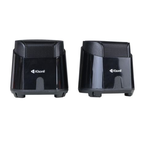 Комп'ютерні колонки Kisonli K500 м'ята пачка Колір Чорний