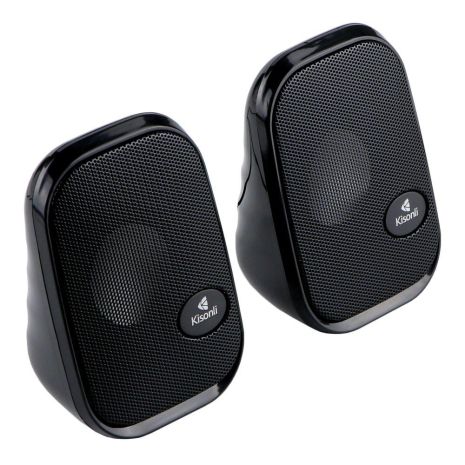 Комп'ютерні колонки Kisonli KS-09 Колір Чорний