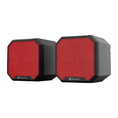 Компьютерные колонки Kisonli KS-02 Цвет Красный Компьютерные колонки Kisonli KS-02 Цвет Красный