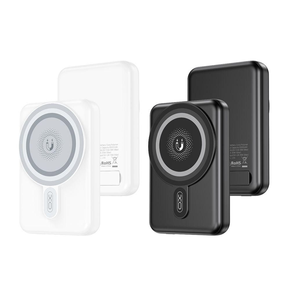 Power Bank XO PR264 Magnetic 15W wireless charging+PD20W with a holder 10000mAh Мятая упаковка Цвет Черный Power Bank XO PR264 Magnetic 15W wireless charging+PD20W with a holder 10000mAh Мятая упаковка Цвет Черный