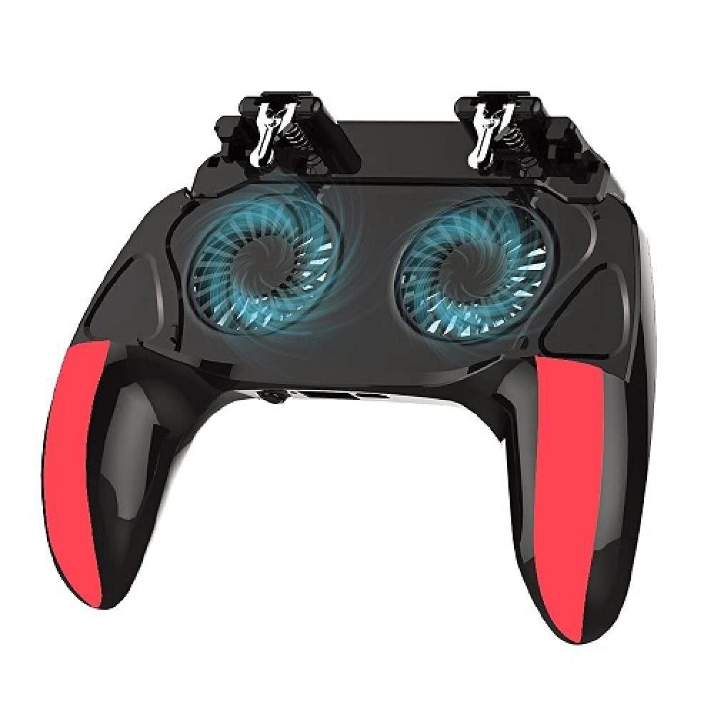 Геймпад H10 Dual Fan Battery Колір Чорно-червоний Геймпад H10 Dual Fan Battery Колір Чорно-червоний