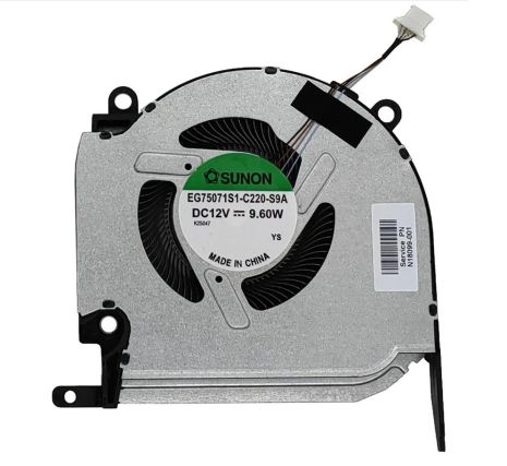 Вентилятор для ноутбука HP OMEN 16-K 16-N TPN-Q280 TPN-Q281 CPU 12V
