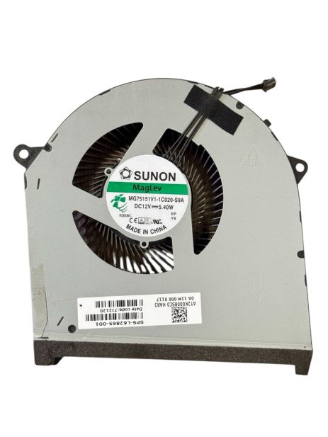 Вентилятор для ноутбука HP Omen 17-CB 17T-CB CPU товщина 15 мм