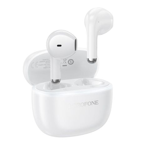 Блютуз Стерео Гарнитура Borofone FQ11 Цвет Белый Блютуз Стерео Гарнитура Borofone FQ11 Цвет Белый