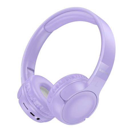 Блютуз Стерео Гарнитура Borofone BO32 Цвет Фиолетовый