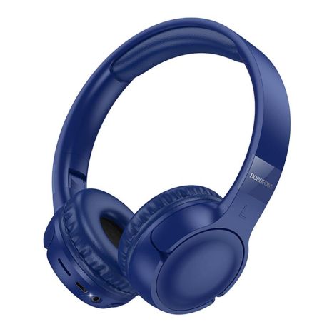 Блютуз Стерео Гарнітура Borofone BO32 Колір Синій