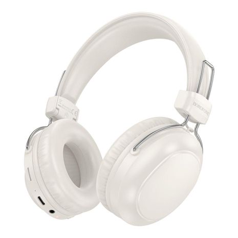 Блютуз Стерео Гарнітура Borofone BO33 Колір Білий