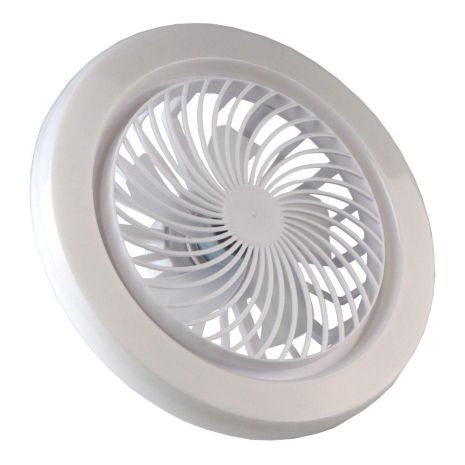 Лампа Кольцевая с Вентилятором MF-01 E27 Цвет Белый