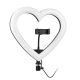 Лампа RGB JM33-13 33cm (Heart Style) Цвет Черный Лампа RGB JM33-13 33cm (Heart Style) Цвет Черный
