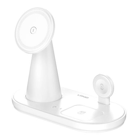 Беспроводное Зарядное Устройство LDNIO WL01 5in1 25.5W For iWatch Цвет Белый