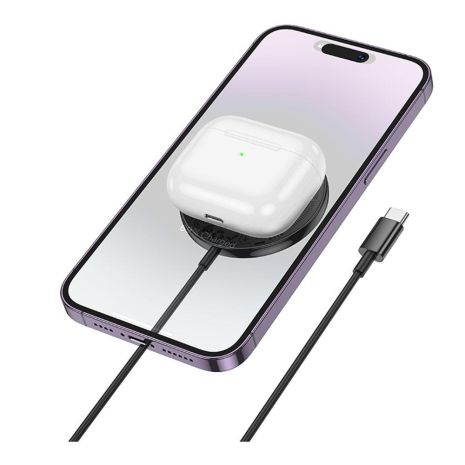 Беспроводное Зарядное Устройство Hoco CW61 Magnetic 15W LED Display Цвет Черный