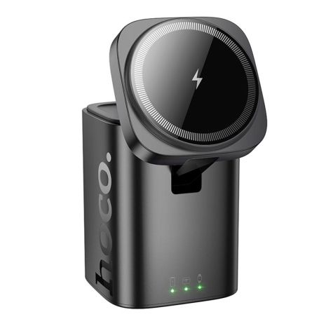Беспроводное Зарядное Устройство Hoco CQ20 3-in-1 15W Magnetic (iWatch) Цвет Черный